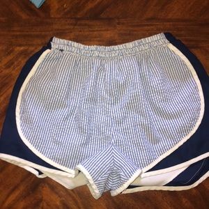 Blue Peach Love Seersucker Shorts